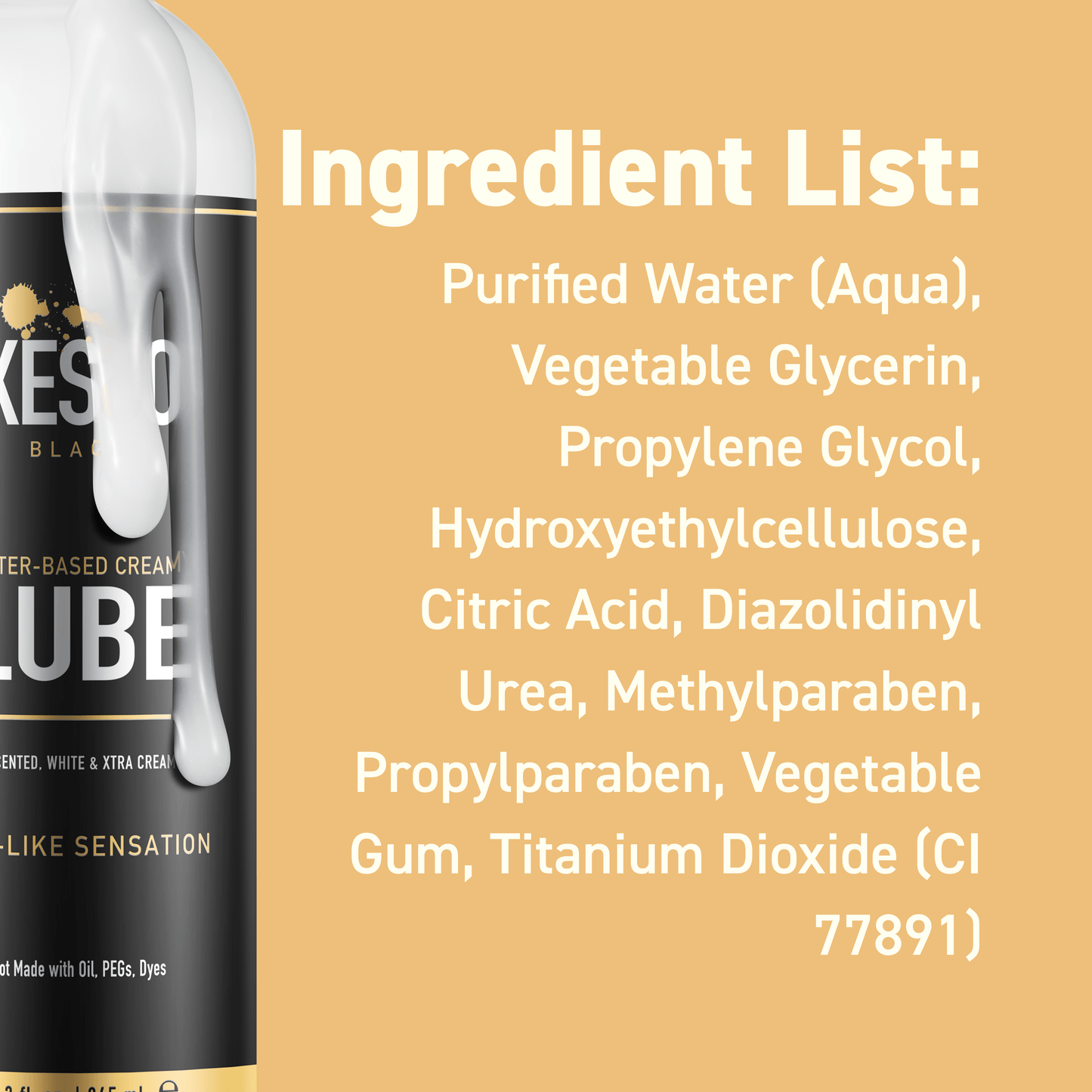 XESSO Lube & More Waterbased Lube XESSO Water Based Creamy Lube