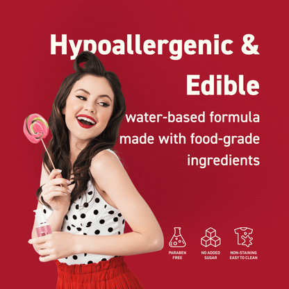 XESSO Lube & More Waterbased Lube XESSO Water-based Edible Flavored Gel, Naughty Lollipop, 4 fl oz